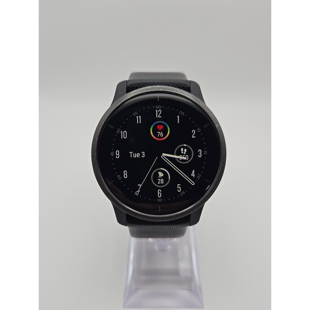 Garmin Venu 2 Music GPS AMOLED Fitness Smartwatch Pulse Ox Heart Rate 45mm Black